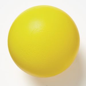 Coated Foam Ball - 200 Millimeters - Yellow