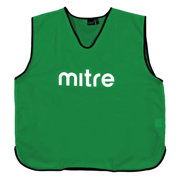 Mitre Training Bib - Medium - Green/Black