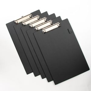 PVC Standard Clipboard A4 - Pack of 10 - Black