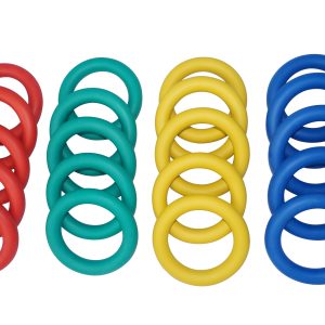 Rubber Quoits - Assorted - Pack of 20