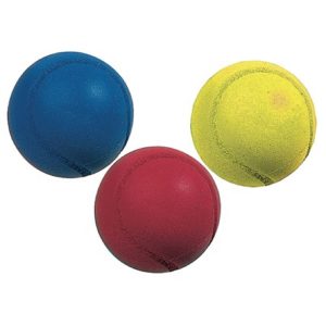 Foam Tennis Balls - Assorted - Pack of 3