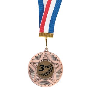 Bronze Medal on Ribbon - 3rd