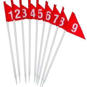 Mini Target Golf Flag Set - 1-9 - 80cm