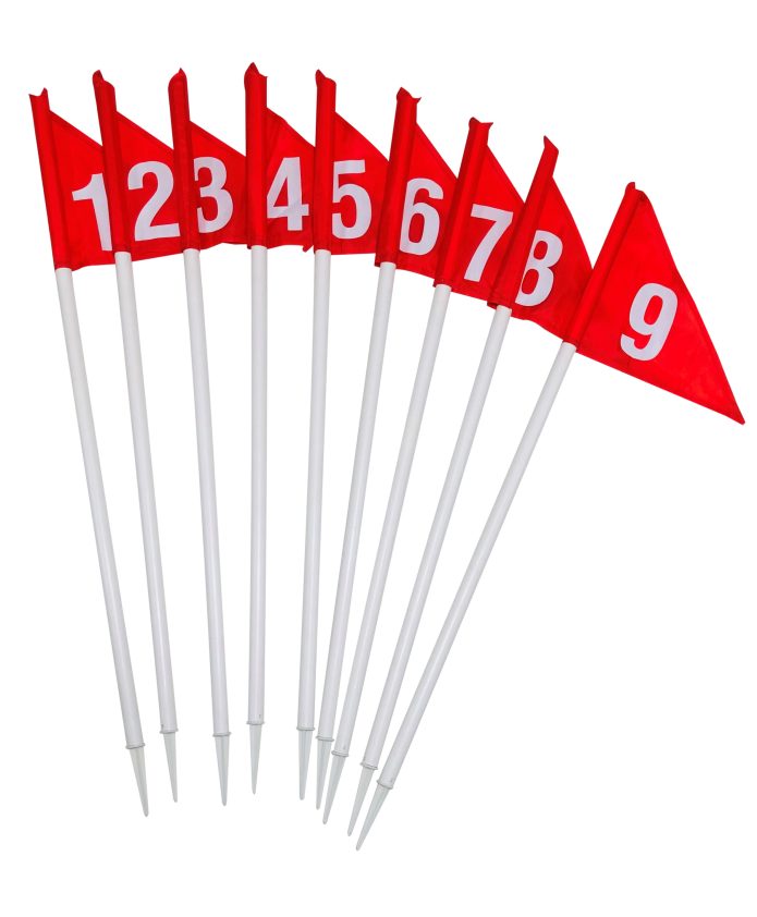 Mini Target Golf Flag Set - 1-9 - 80cm