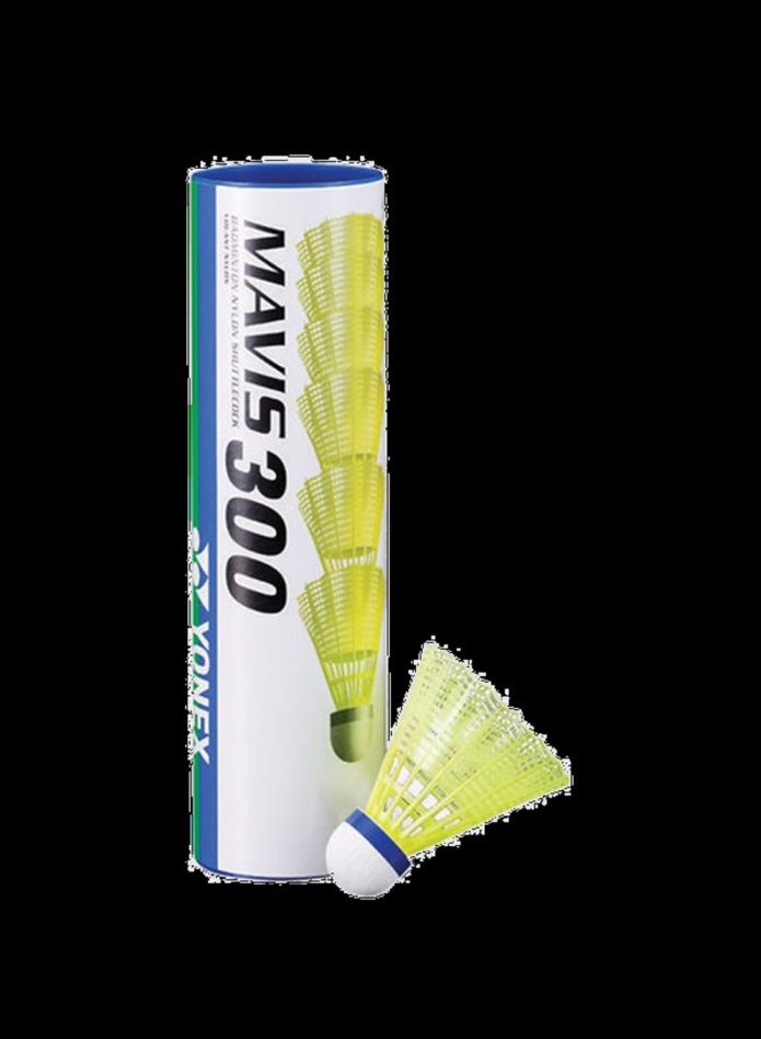 Mavis300 Shuttles - Medium - Yellow - Tube of 6