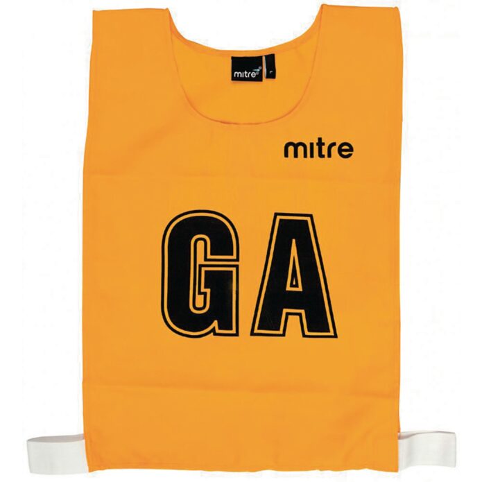 Mitre Netball Bib - Yellow - 40 Inch Up