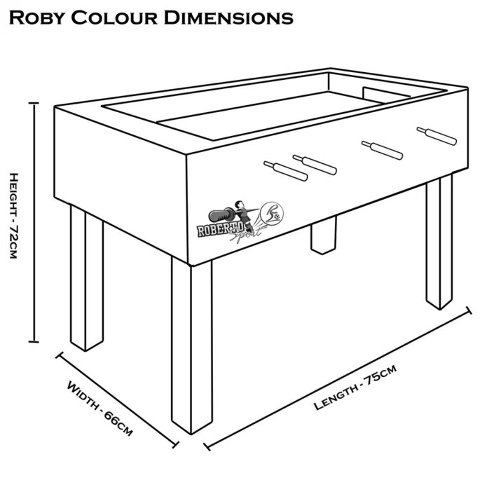 Roby Colour Football Table - Image 3