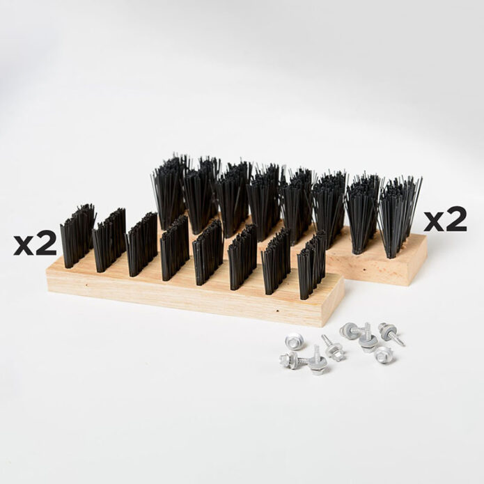 Spare Boot Wiper/Scraper Brush Kit - Image 2