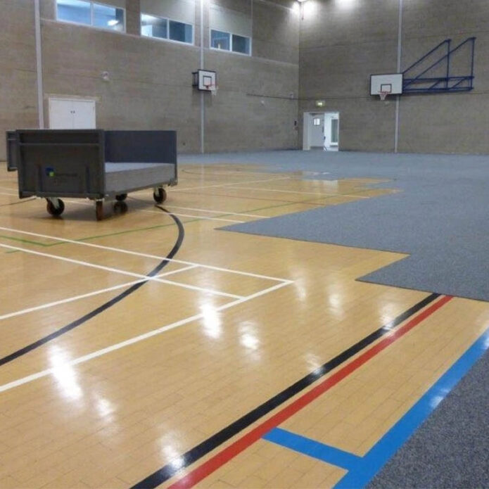 Sports Hall Protective Floor Tiles (600m2)