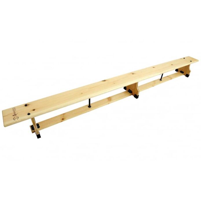 Sure Shot Wooden Balance Bench With Hooks At One End - Image 7