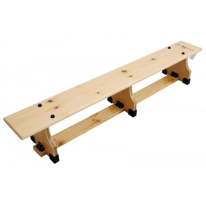 Sure Shot Wooden Balance Bench With Hooks At One End - Image 5