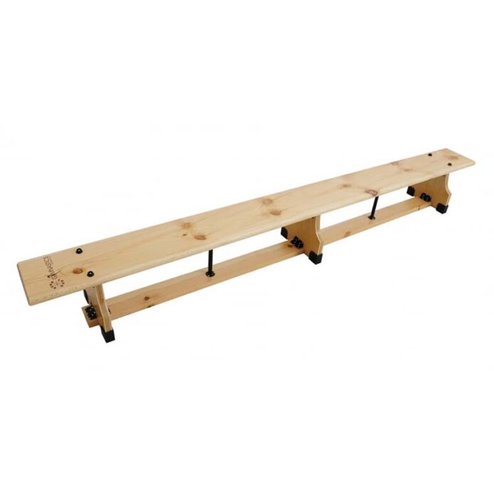 Sure Shot Wooden Balance Bench With Hooks At One End - Image 6