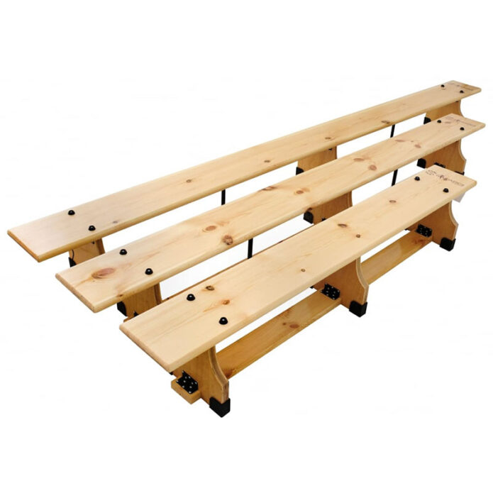 Sure Shot Wooden Balance Bench With Hooks At One End