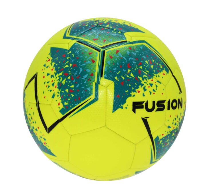 Precision Fusion Football - Size 5 - Yellow/Blue/Black