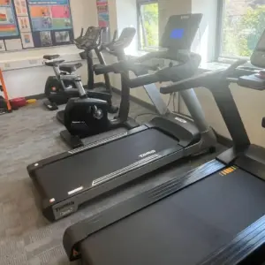 Treadmills and bikes