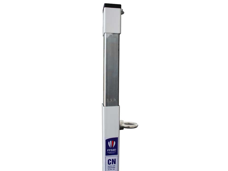 Mobile badminton central post. Adjustable height 1.55m / 1.40m - Image 3