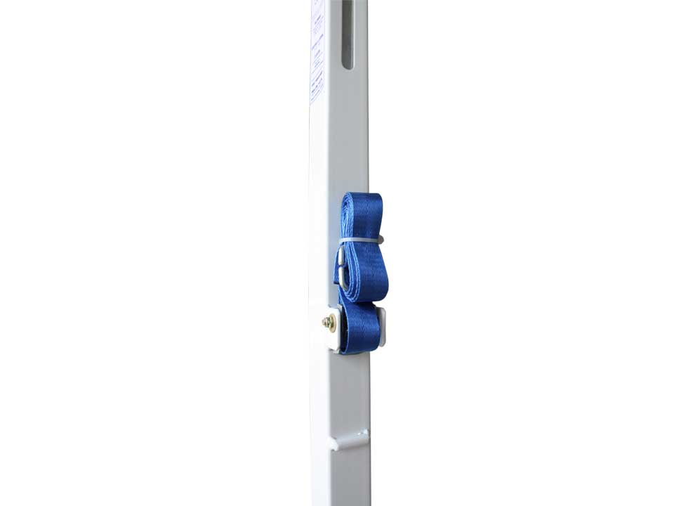 Mobile badminton central post. Adjustable height 1.55m / 1.40m - Image 4
