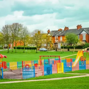 Multicoloured play park