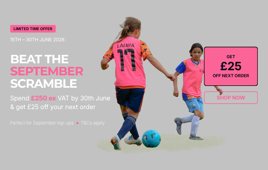 Beat the September scramble. Spend £250 ex VAT and get £25 off your next order