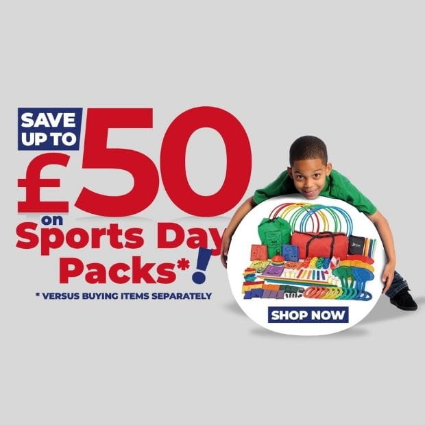 Save up to £50 on Sports Day Packs