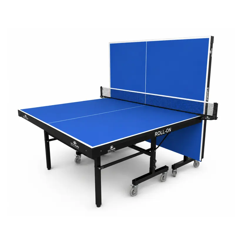 Sportsafe 25 Table Tennis Table Half Folded Individual Play Position