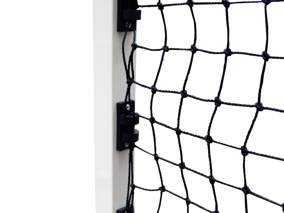 PVC net hook with double fixings, for steel goals - Image 3