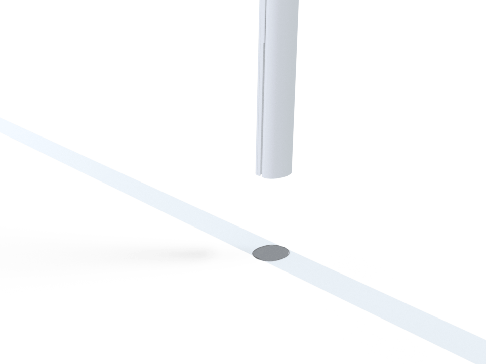 11-a-side hookless football goal | Socketed | 24 x 8ft (7.32 x 2.44m) | 100 x 120mm aluminium tube - Image 5