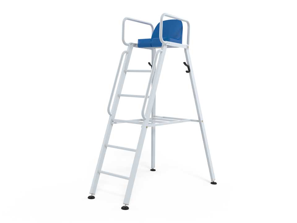 Professional lifeguard chair 60x30mm aluminium - Image 2