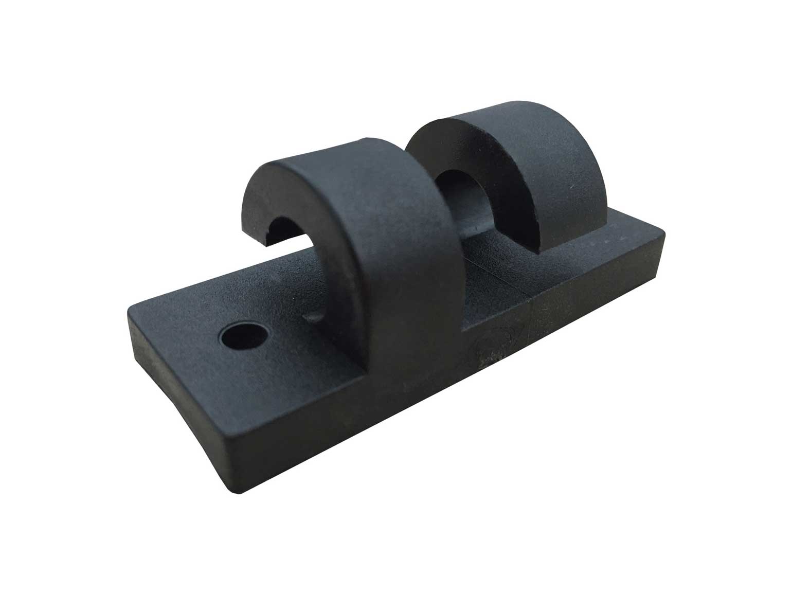 PVC net hook with double fixings, for steel goals - Image 2