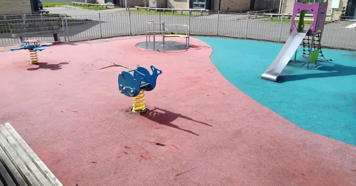 Before artifical carpet surfacing