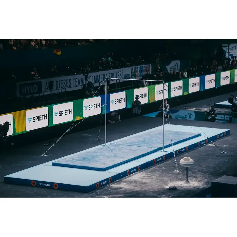 Spieth Horizontal Bar “Stuttgart” in use at the European Championships Leipzig 2025