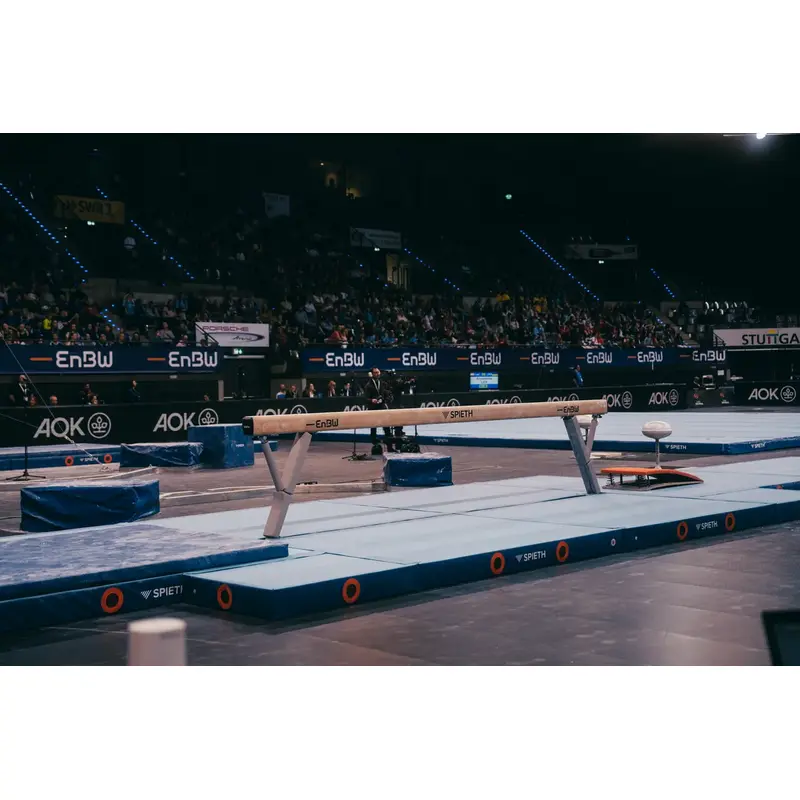 Spieth Balance Beam “Soft Touch” in use at the DTB Pokal Stuttgart 2025