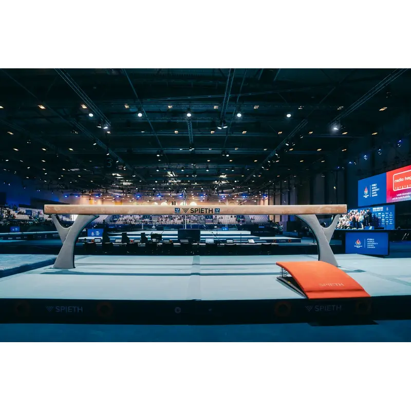 Spieth Balance Beam “Soft Touch” in use at the FISU World University Games 2025