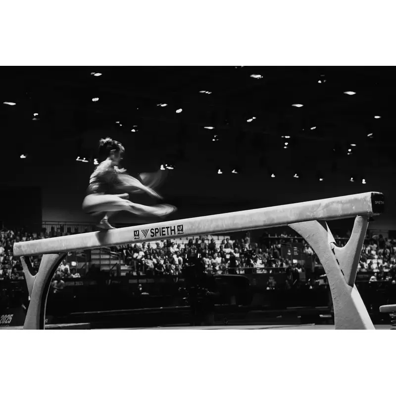 Spieth Balance Beam “Soft Touch” in use at the FISU World University Games 2025