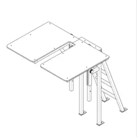 Spieth Trainer Platform “Special” for Horizontal Bar “Club”, 2 pillars