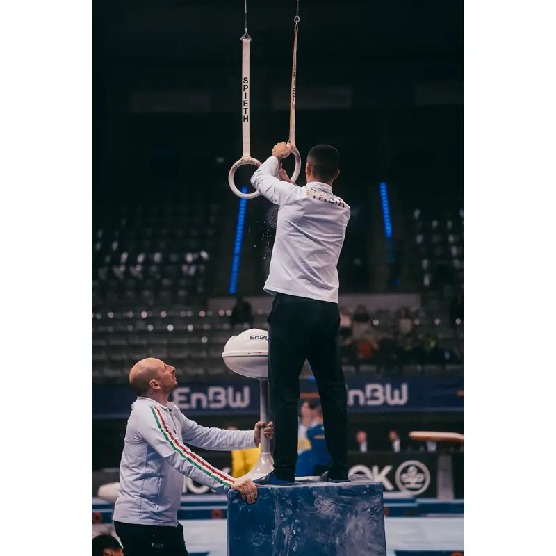 Spieth Trainer Support, 100 x 75 x 75 cm in use at the DTB Pokal Stuttgart 2025