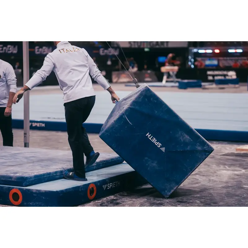 Spieth Trainer Support, 100 x 75 x 75 cm in use at the DTB Pokal Stuttgart 2025