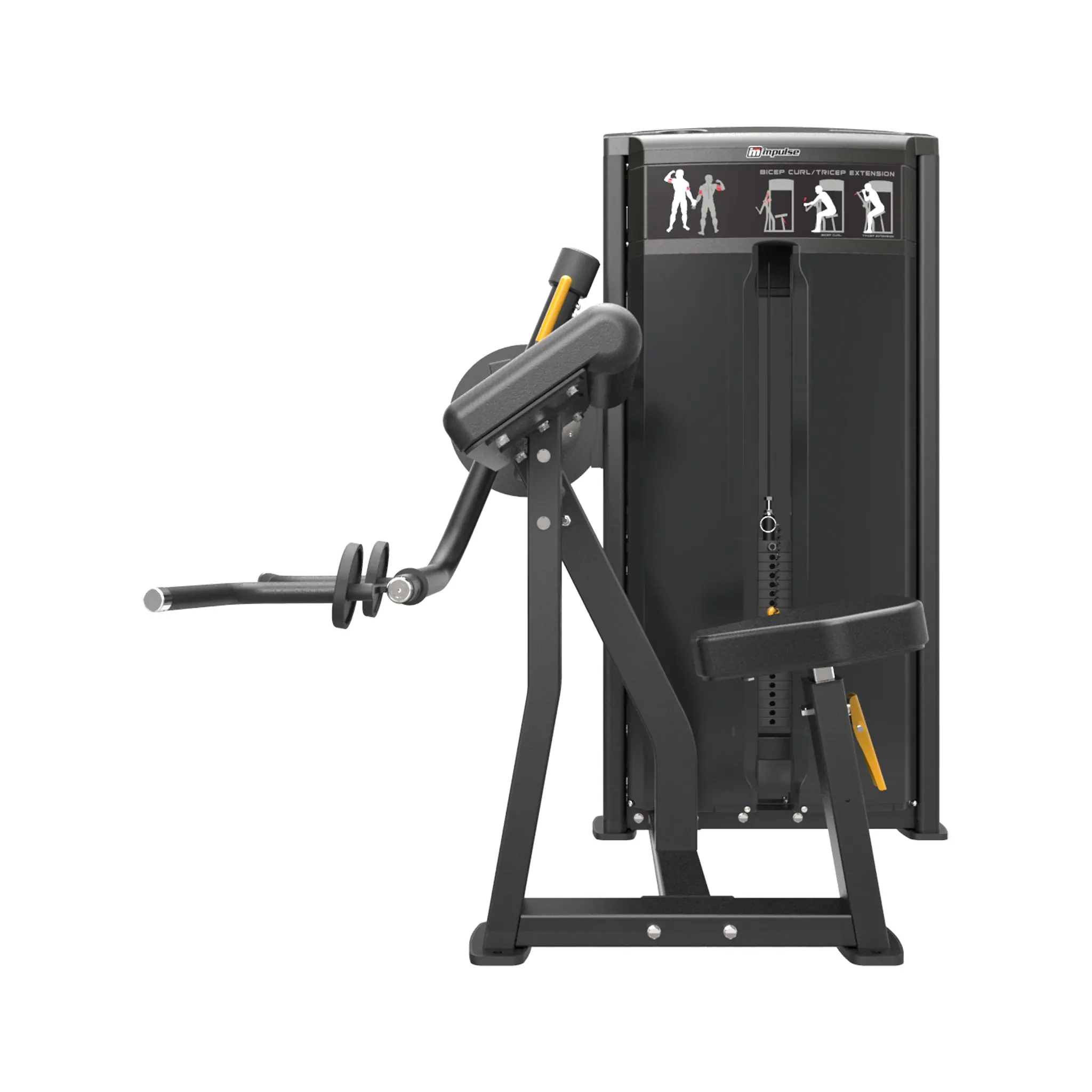 Impulse IF93 Dual Bicep/Tricep Machine - Image 3