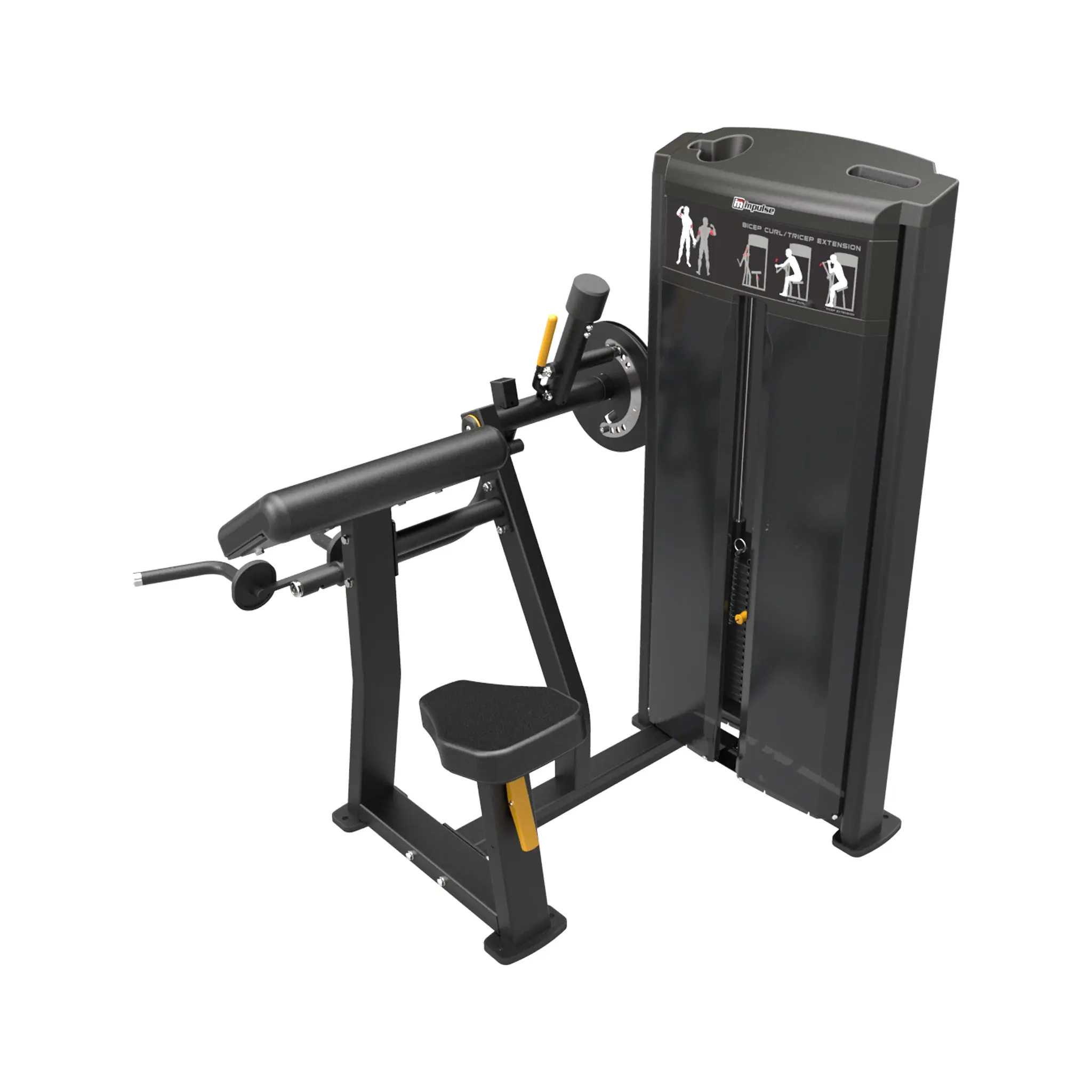 Impulse IF93 Dual Bicep/Tricep Machine - Image 2
