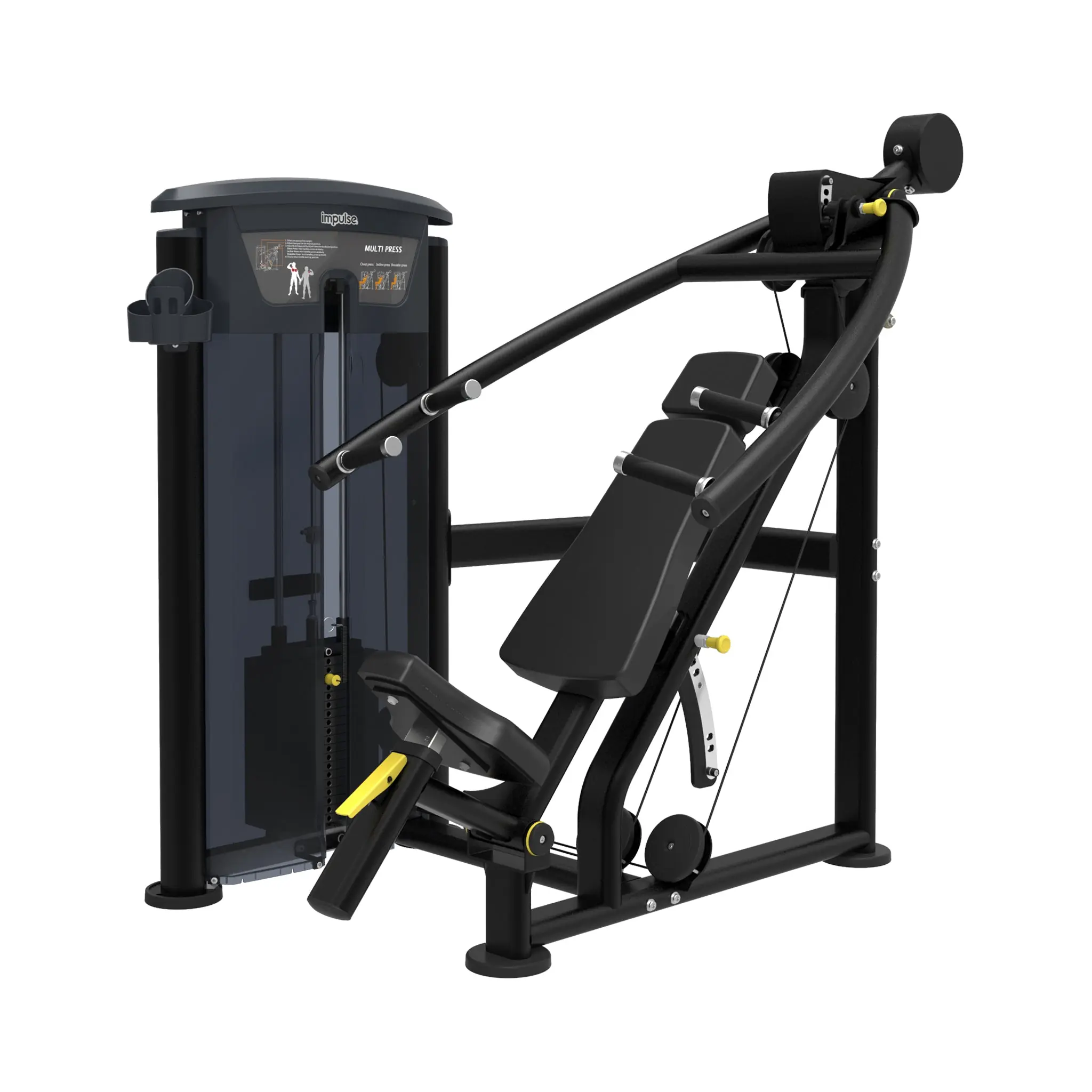 Impulse IT95 Multi-Press - with 295lb weight stack