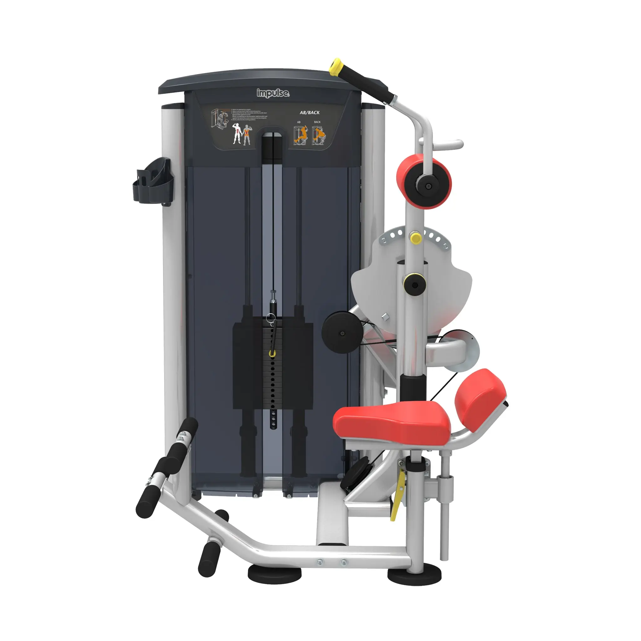 Impulse IT95 Abdominal/Back Extension - with 295lb weight stack - Image 3