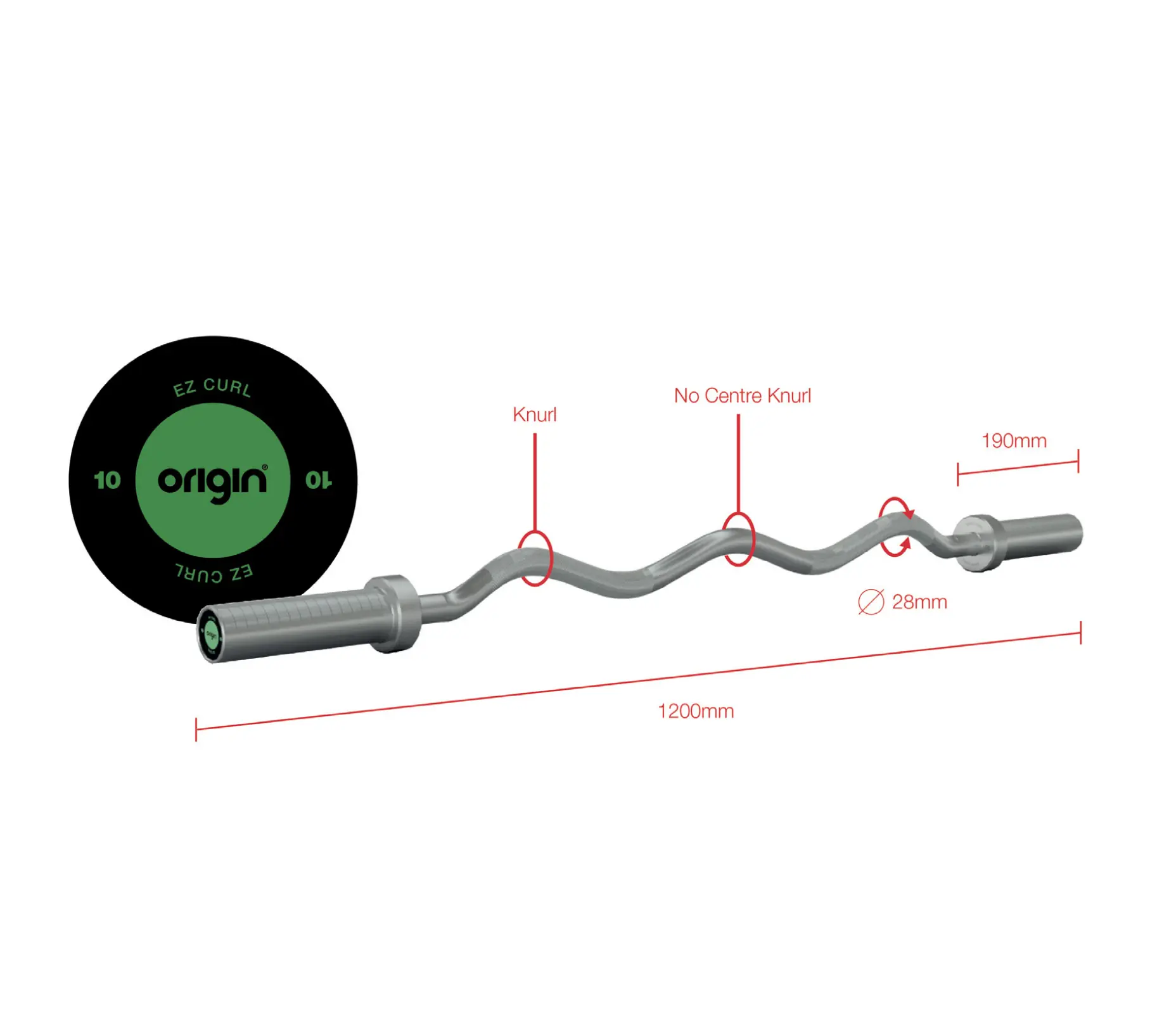 Origin EZ Curl Bar - Image 4